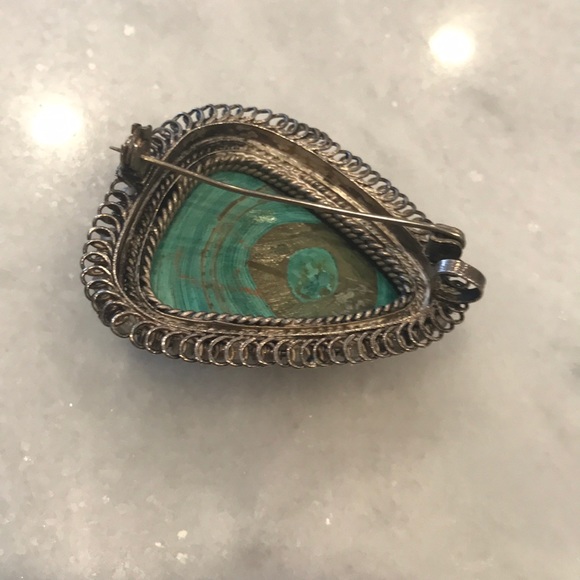 Vintage Turquoise Pin - Picture 7 of 7
